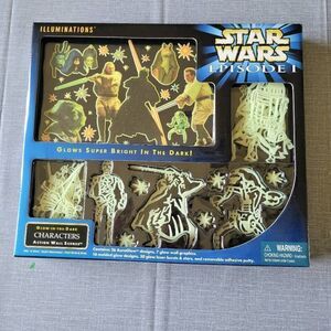 Star Wars Episode I Illuminations characters glow in the dark NIB 1999